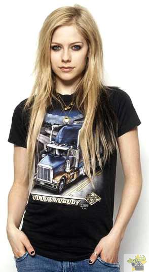 avril lavigne trucker shirt
